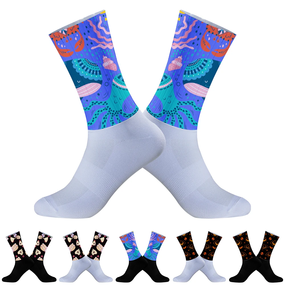 

New for Running and Cycling Sport Socks for Men and Women Crew socks Cycling socks Christmas