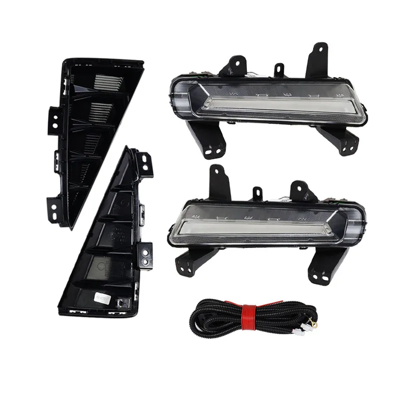 LED Daytime Running Light DRL Front Fog Light Fog Lamp Day Light Fog Light Cover For Geely Coolray Cool Proton X50 2022-2023
