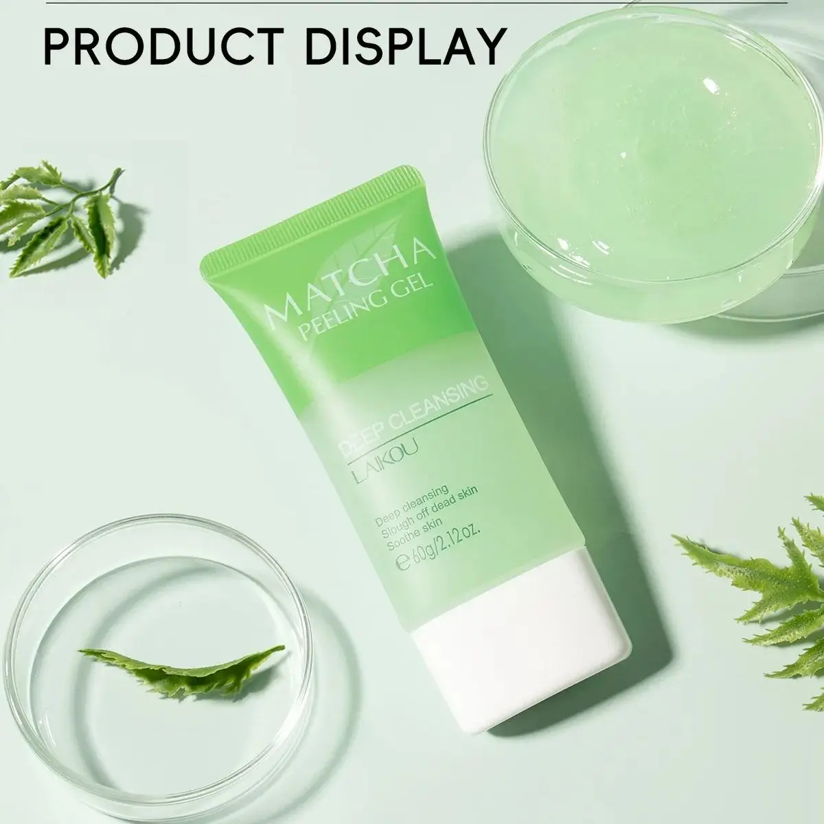 Green Tea Matcha Exfoliating Exfoliate Peeling Gel Facial Scrub Moisturise Nourishing Repair Scrubs Face Cream Skin Care