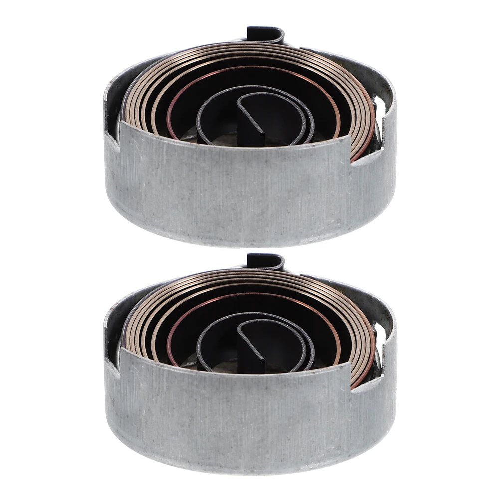 

2Pcs Drill Press Quill Return Spring Steel Bench Coil Replacement for Table Drills Feed Spring Accessories Chromeplate Assembly