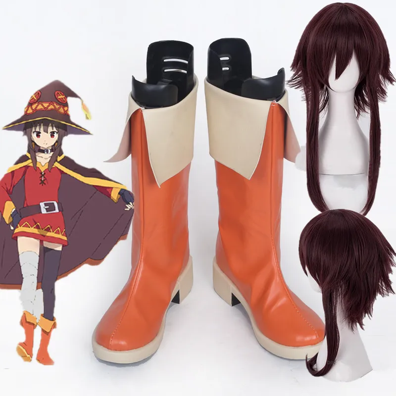 Kono Subarashii Sekai ni Shukufuku wo Megumin Cosplay Boots God's Blessing on this Wonderful World Cosplay KonoSuba Megumin Shoe