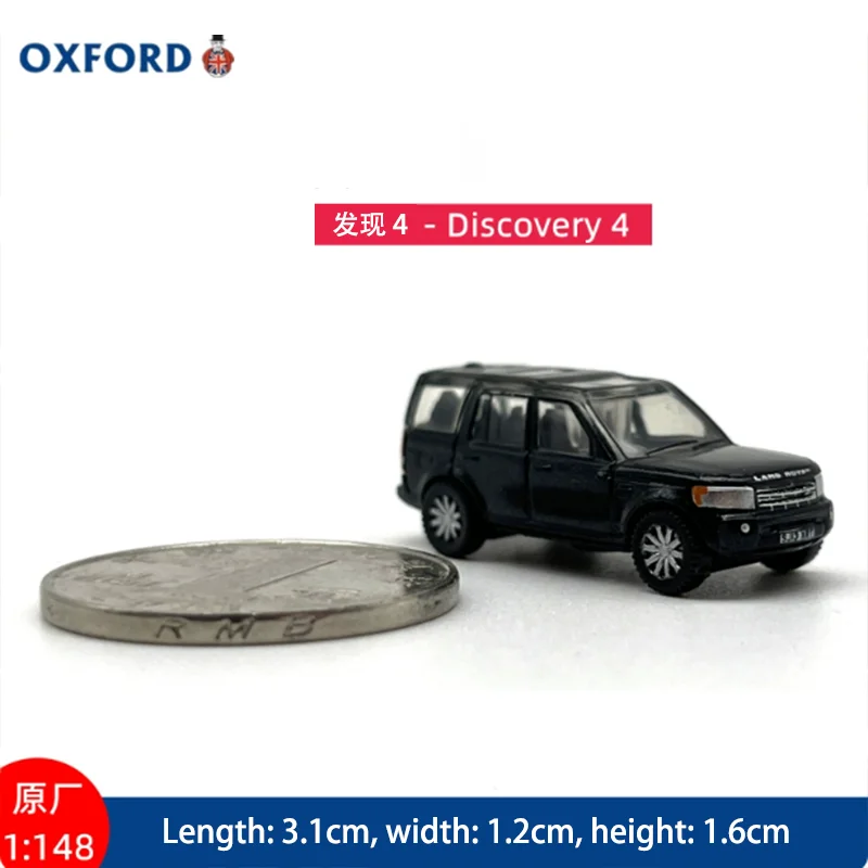 OXFORD-modelo de coche de simulación de aleación Discovery 4, escala 1:148, colección estática, regalo de vacaciones decorado, juguete, regalo de recuerdo