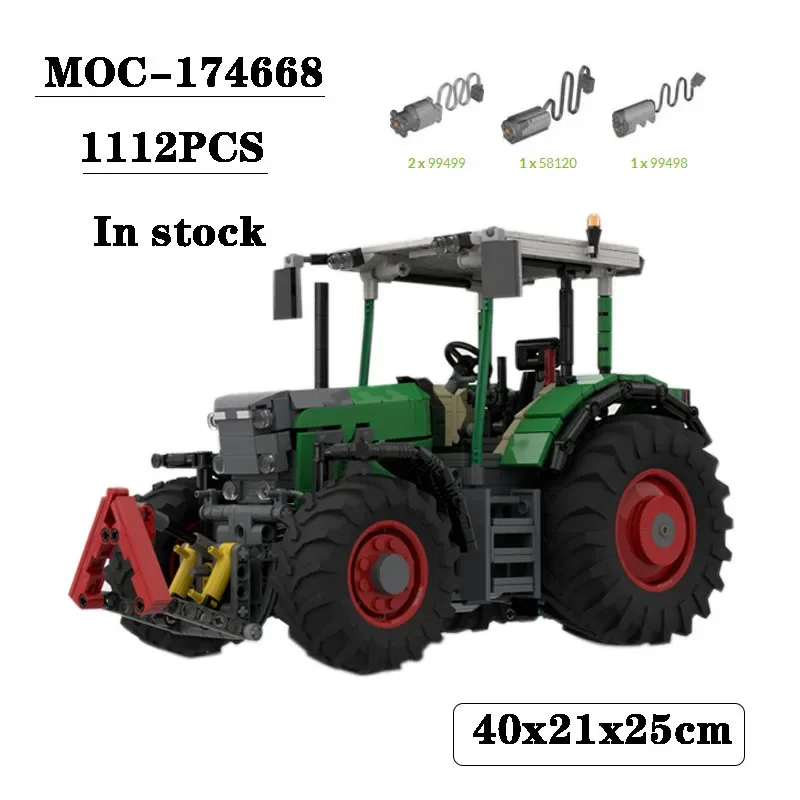 

MOC-174668Fendt 600 Tractor Splicing High Difficulty Model 1112PCS Children's Puzzle Education Birthday Christmas Gift Ornaments