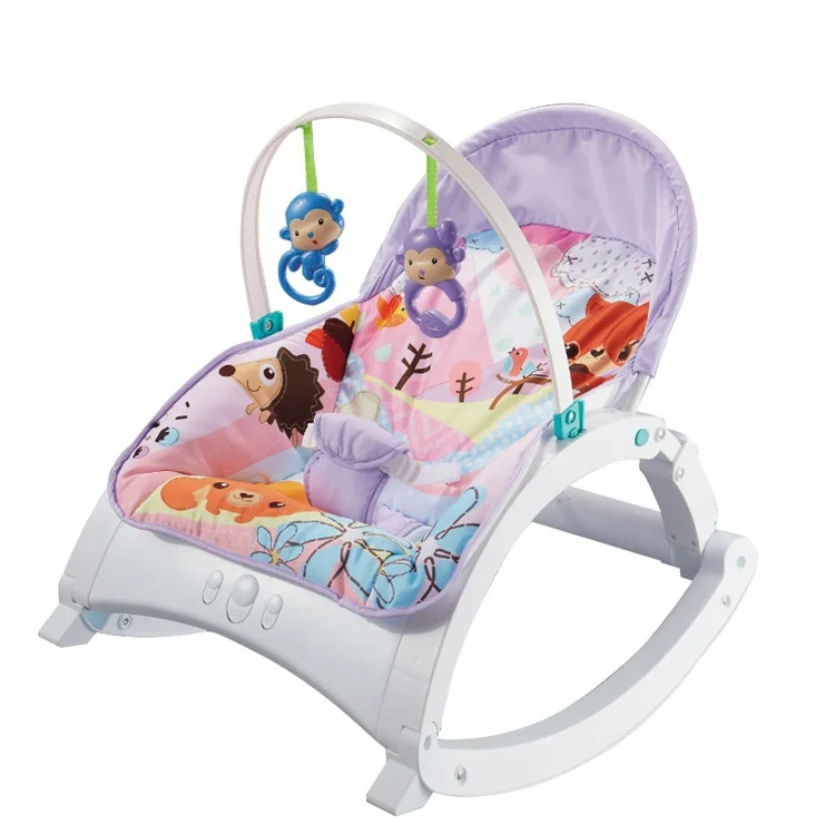 

KSF Baby Music Vibration Rocking Chair Baby Toy Multi-functional Comfort Chair Adjustable Back Reclining Chair Children Toys