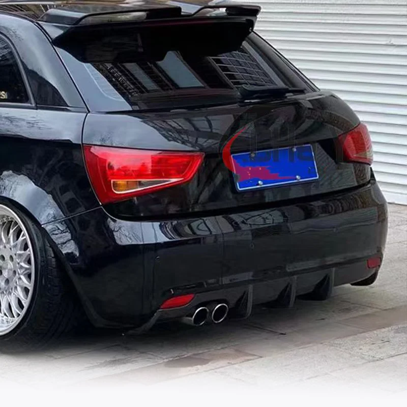 

Used for 2010-2018 Audi A1 1.4T 2.0T 100% carbon fiber spoiler car rear bumper diffuser