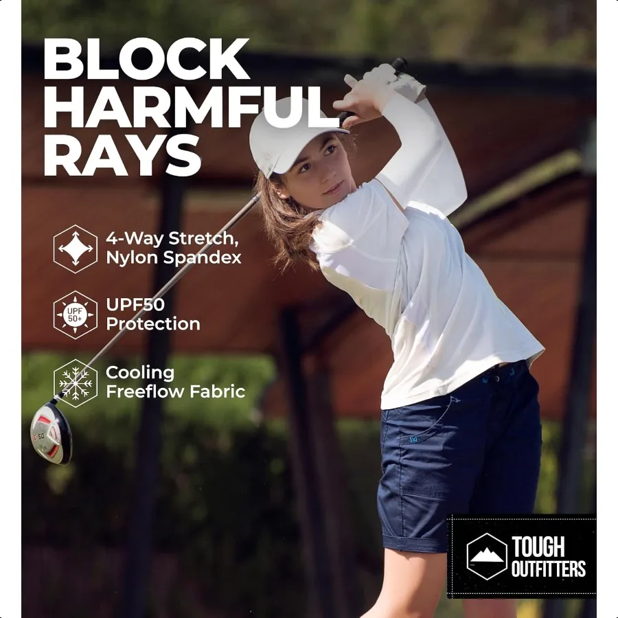 أكمام للحماية من الشمس، أكمام ذراع للأشعة فوق البنفسجية للرجال والنساء، أكمام ذراع تبريد الجولف، أكمام شمسية للبيسبول