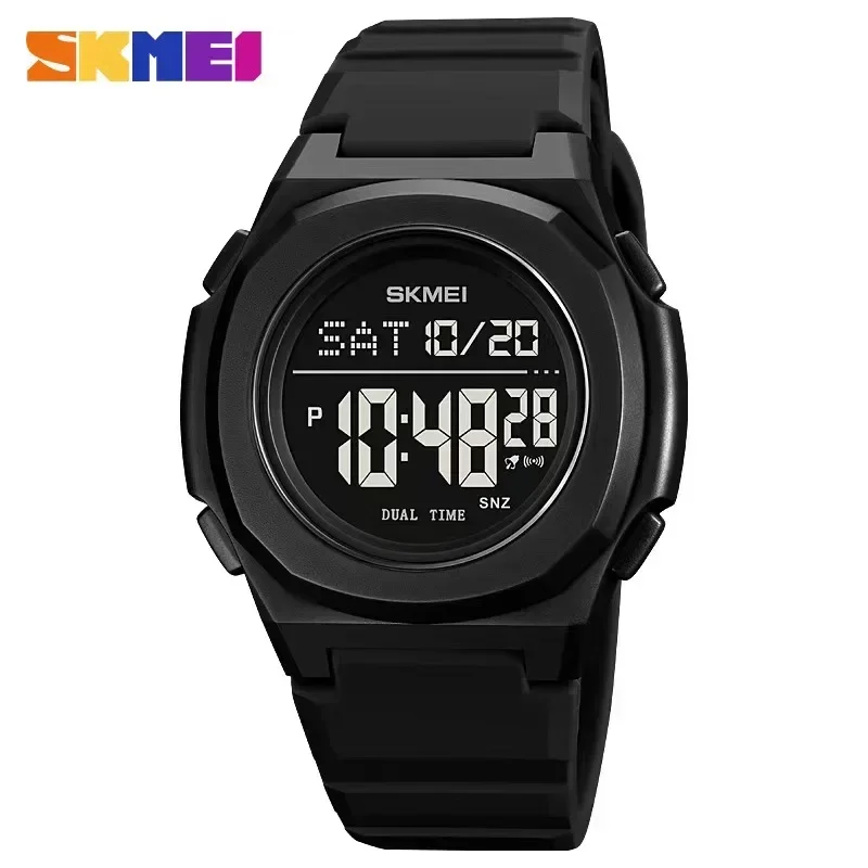 SKMEI 2080 Japan Digital movement Back Light Sport Watches Mens Countdown Wristwatch 5Bar Waterproof Calendar Clock reloj hombre