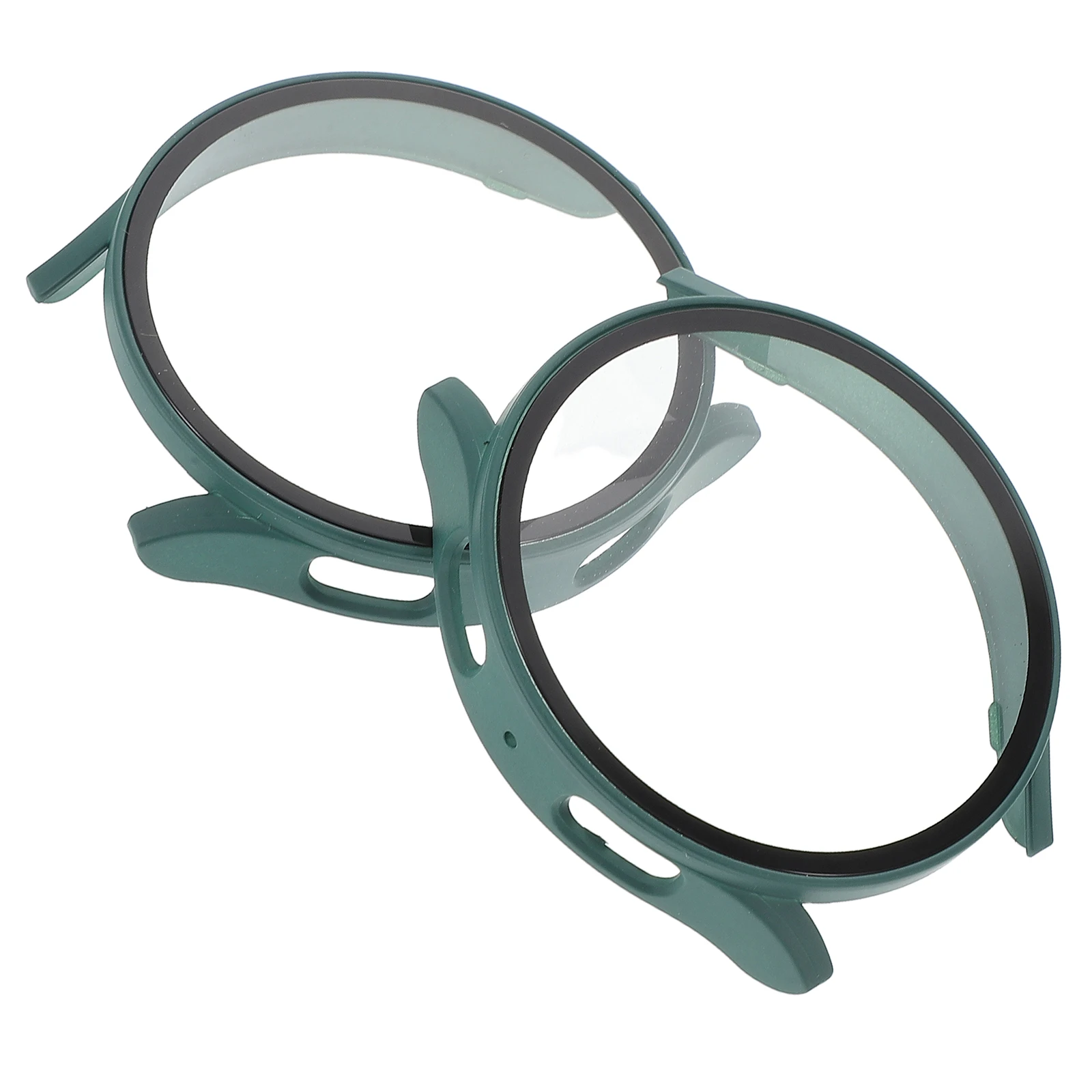 

2pcs Watch Case for Watch6 5 4 44mm Hard Protective Bumper Screen Cover Accessories Full Protection Clear Film