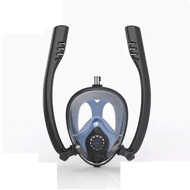 

Snorkeling full face mask, fully dry double breathing tube, adult myopia mirror, children's diving equipment, swimming full face