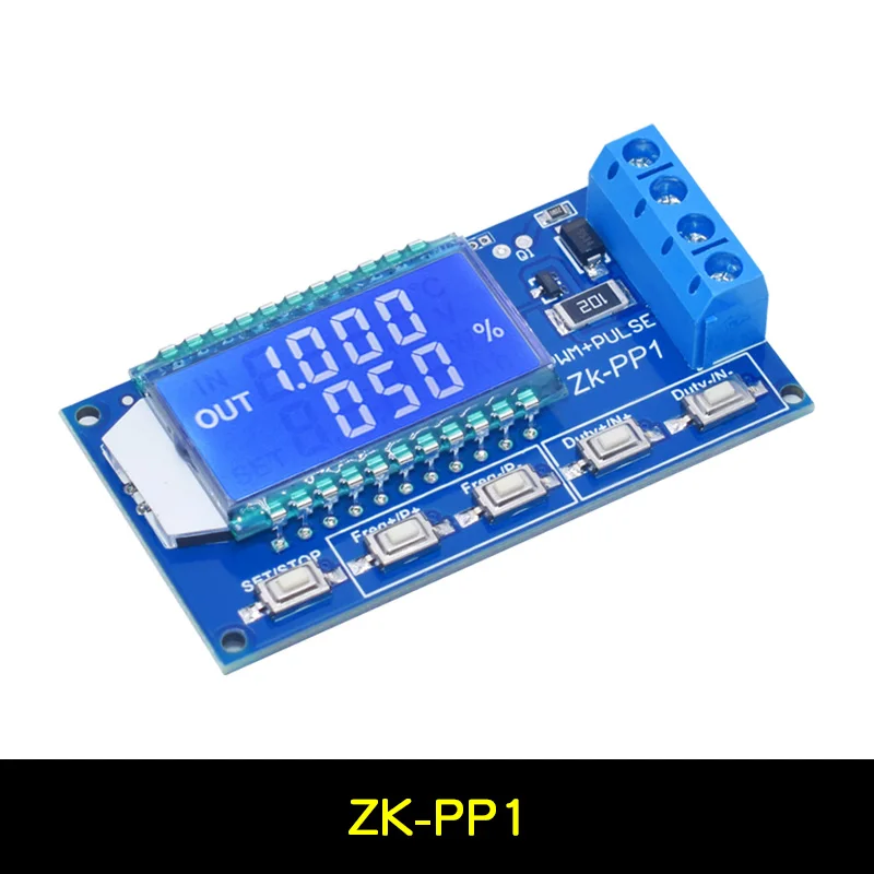 PWM Pulse Frequency Duty Cycle Adjustable Module Stepper Motor Square Wave Rectangular Wave Signal Generator PP1/PP2