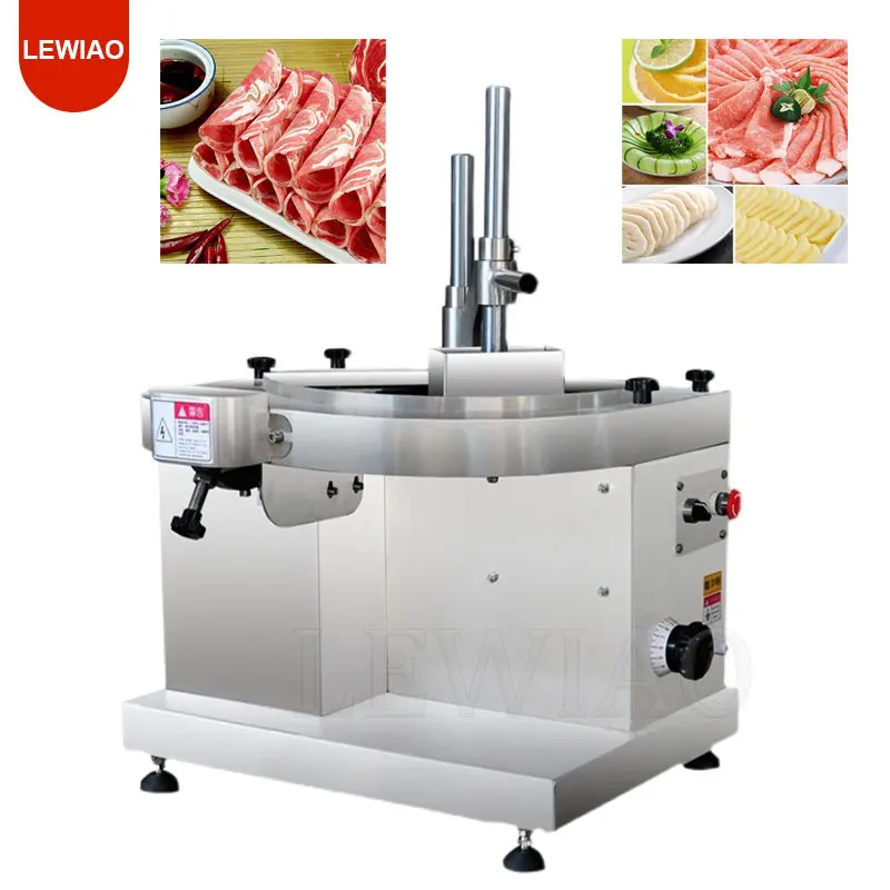 

Household Electric Meat Slicer Mutton Roll Beef Cutter Lamb Rolls Vegetable Slicer Stainless Steel Cut Machine