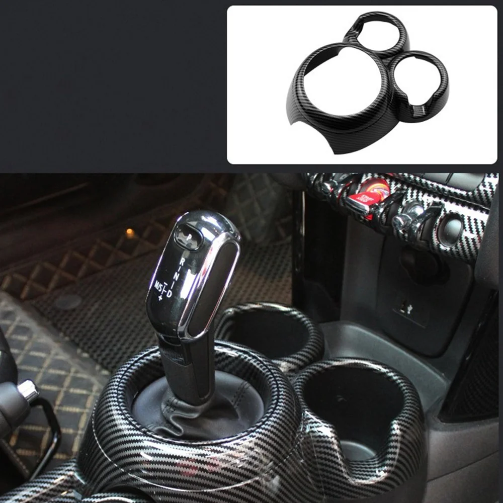 

AM-Car Gear Shift Cup Holder Cover Trims Replacement For Mini Cooper Hatchback F55 F56 F57 2014-2021
