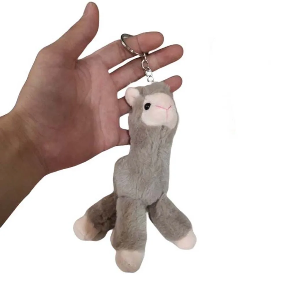Gift   Pendant Key Trinket Backpack Accessory Animal Keyring Sheep Key Ring Stuffed  Keychain Alpaca Keychain