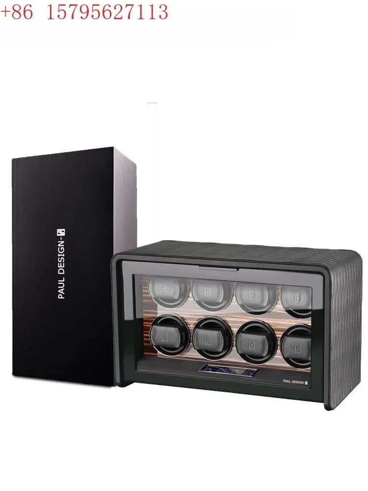 New mechanical watch shaker, light luxury leather watch rotator, anti magnetic winding safe