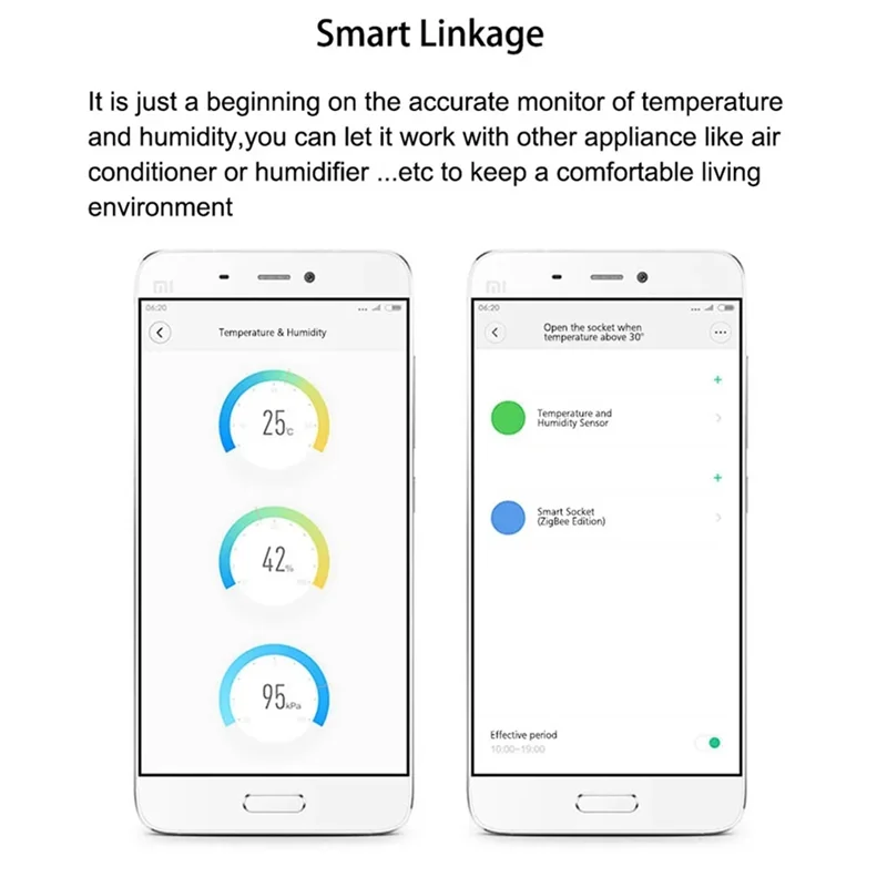 BTLIFE-مستشعر درجة الحرارة والرطوبة الذكي لقياس ضغط الهواء والرطوبة لـ Mi Home Homekit Zigbee