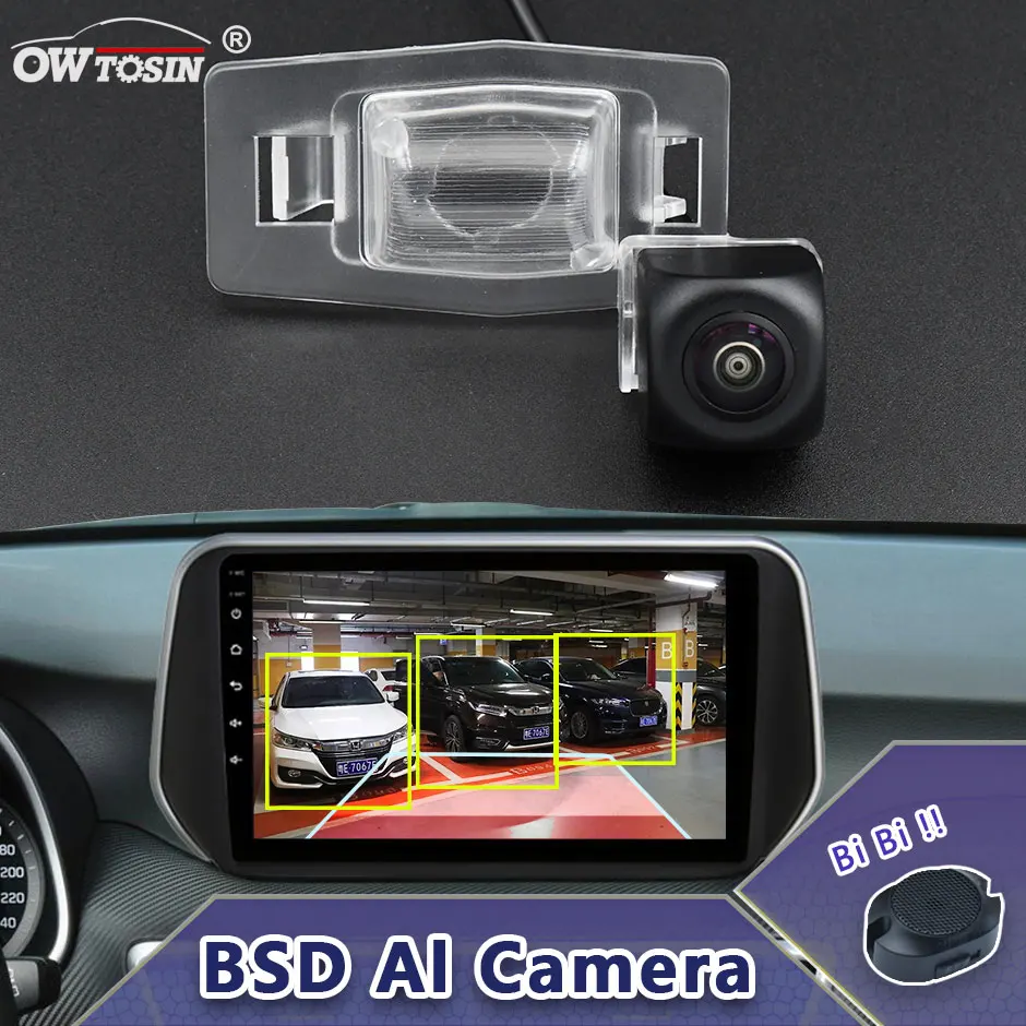 

AHD 1080P ADAS AI Car Vehicle view Camera For Mazda Premacy 1999-2005 Tribute MK1 2001-2007 BSD Blind Spot Radar Alarm Monitor