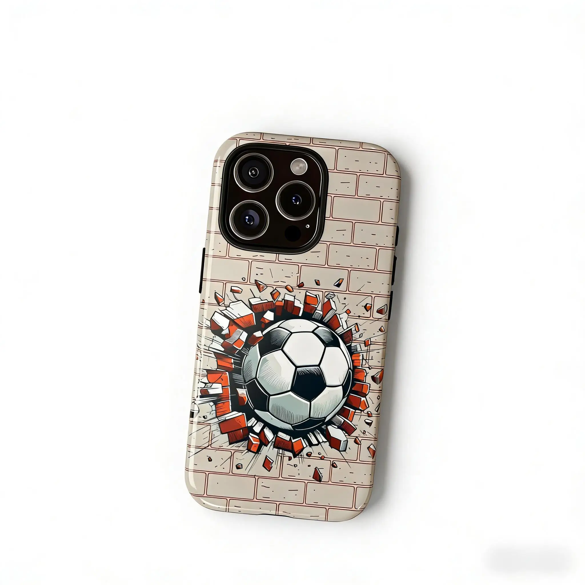

Custom Soccer Image Phone Case For iPhone 17 16,15 14 13 12 11 Pro Max Plus Personalized Gift for Football Player
