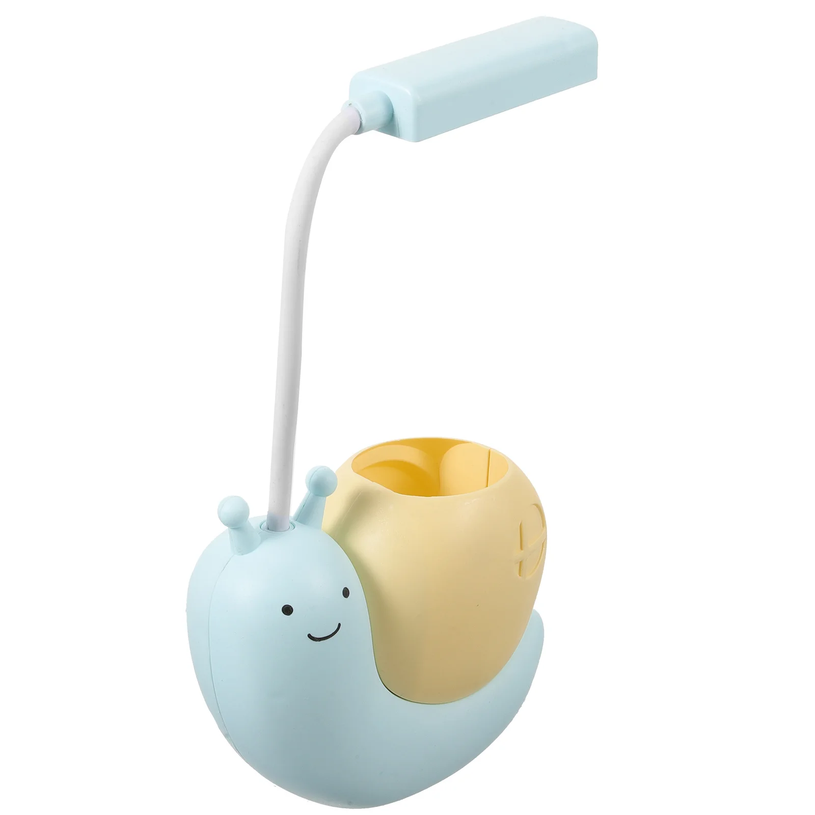 

Small Eye-Protecting Table Lamp USB Rechargeable Flexible 360 Degree Adjustable Lighting Pen Storage Holder for Bedroom Living