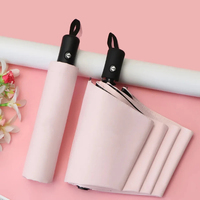 8 Ribs Travel Rain Sun Windproof Multi-color Travel Umbrella Manual Opening and Closing