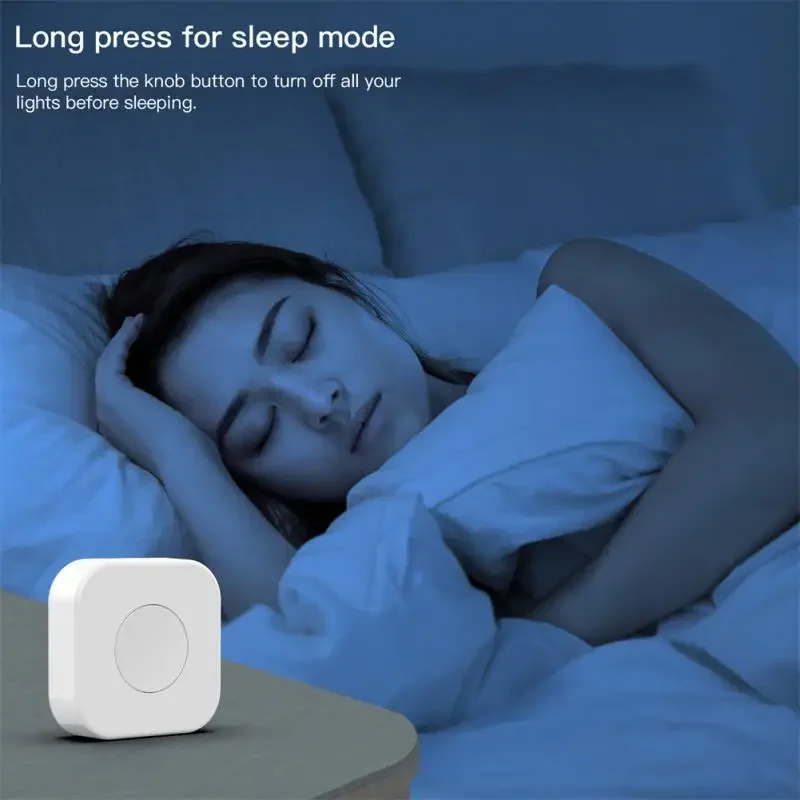 Zigbee3.0 Tuya Smart Scene Switch Mini Wireless Multi-scene Linkage Button Switch One Touch Control Work With Smart Life Gateway