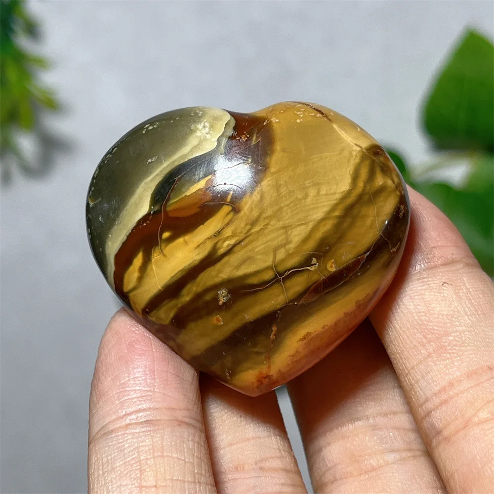 

Ocean Jasper Heart Carving Palm Specimen Stone Quartz Gemstones Reiki Crystal Reiki Massage Mineral Feng shui Quartz Home Decora