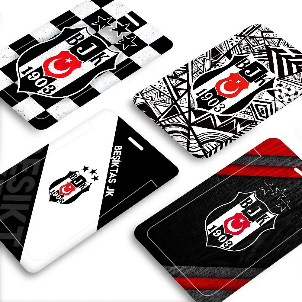 

Модный держатель для бейджей Besiktas B-BJK, брелок для ключей, женский, новый, с мультяшным дизайном, держатель для карт, шейный ремешок, для студенческих удостоверений, в подарок