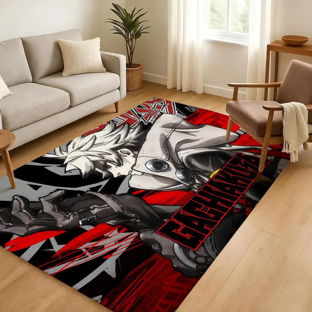 GACHIAKUTA Floor Mat Soft Thickened Absorbent Non-Slip Bedroom Living Room Door Mat Home Decor Flannel Rugs