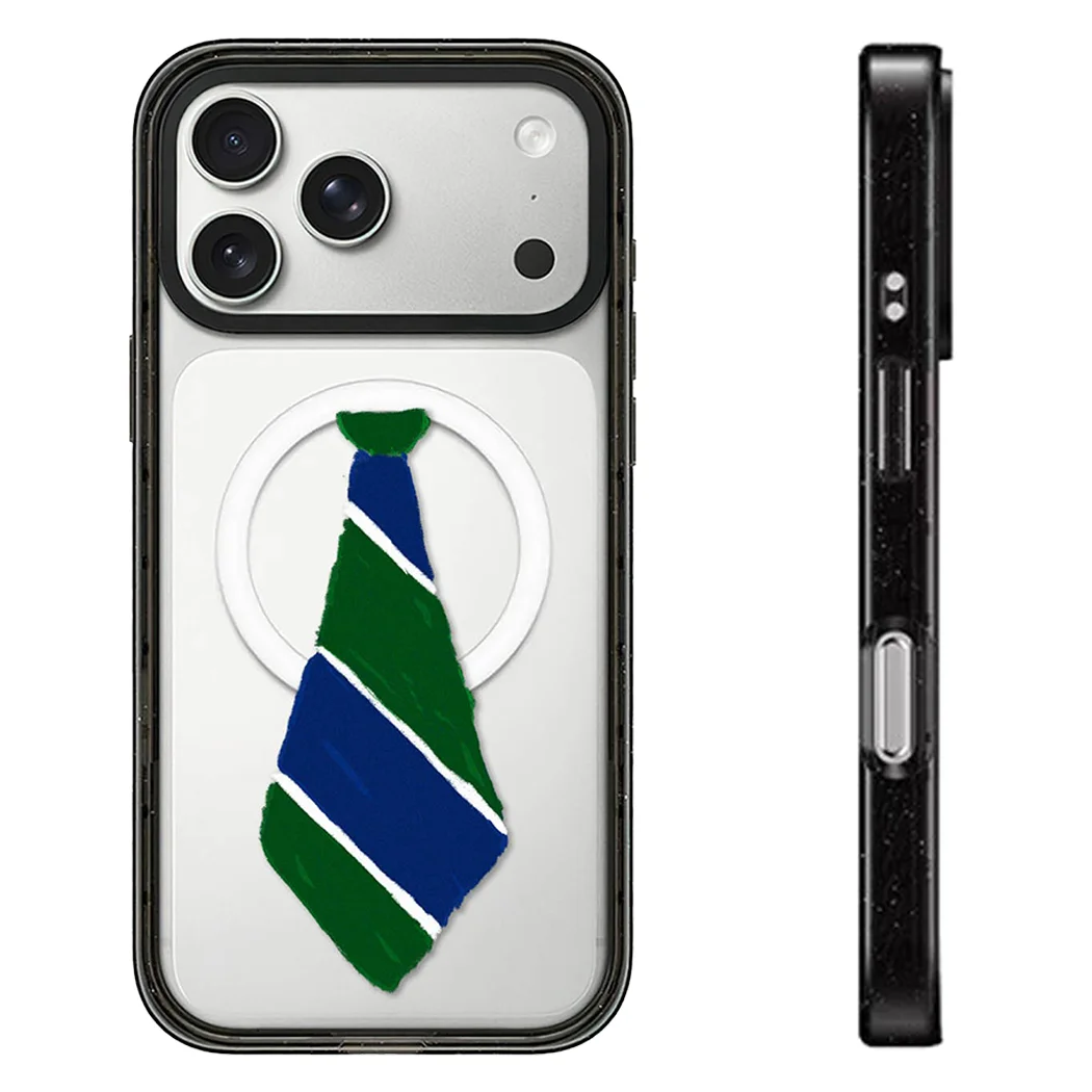 

Colorful Plaid Acrylic Black Border Magnetic Case: Compatible with IPhone 17 16 15 14 13 12 Pro Max 17 Air