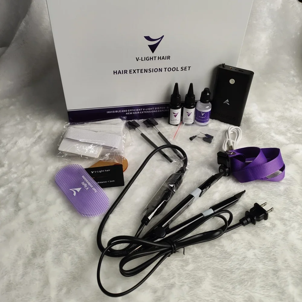 V Light Hair Extension Company latest technology can complete new v light hair extension