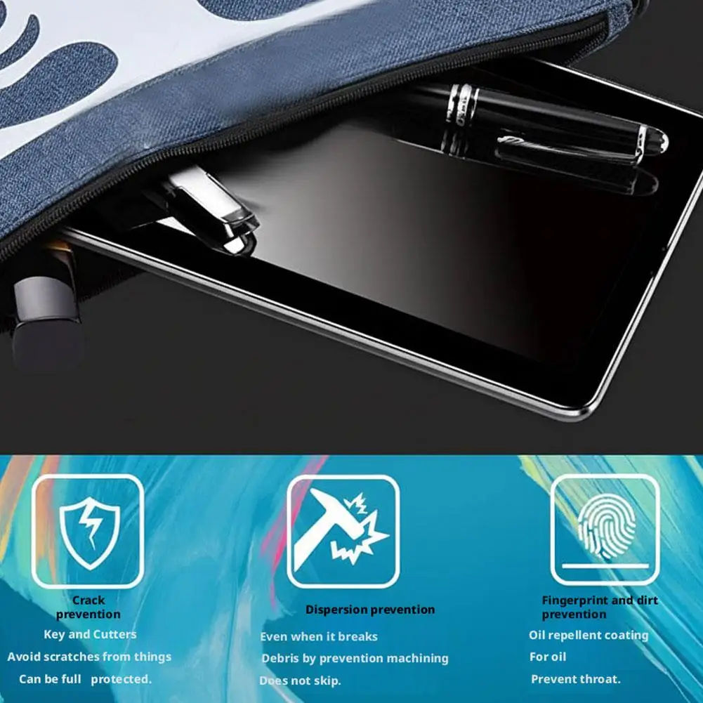 For Headwolf 1 8.8-inch Tempered Glass Screen Protector Shock-proof Anti-fall Advanced HD Protection Hardness Screen 9H P1R0