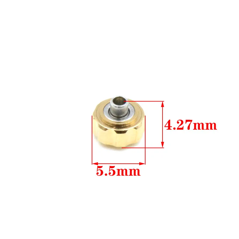 For RADO Crystal Mechanical Watch Head Crown Accessories 5.5mm Silver Gold Rose Gold Watch Repair Tool Parts