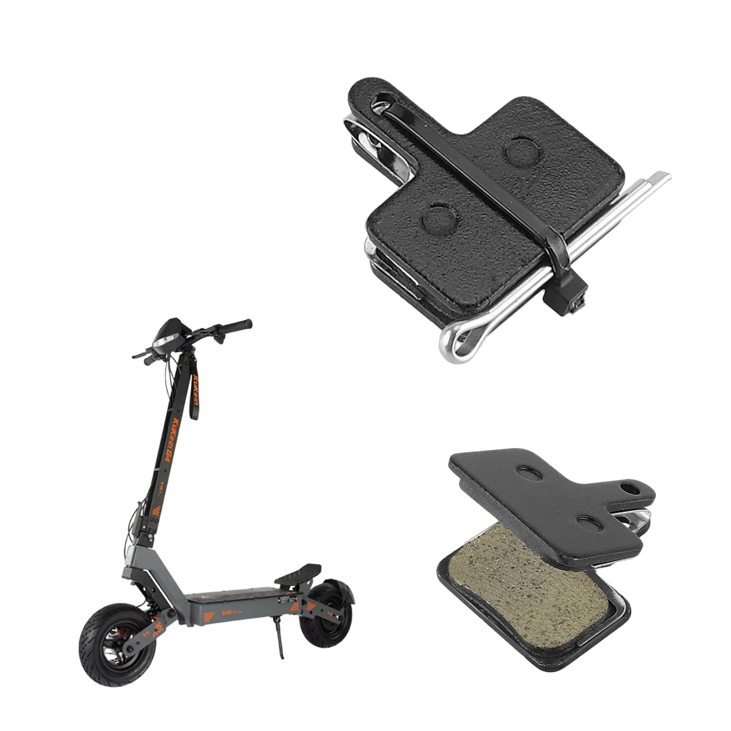 Pastiglie freno a disco idraulico per monopattini elettrici KuKirin G4, G2, G2 Master, G3 Pro. Pastiglie freno semimetalliche per pinze freno da ciclismo. Pastiglie freno a disco in resina per