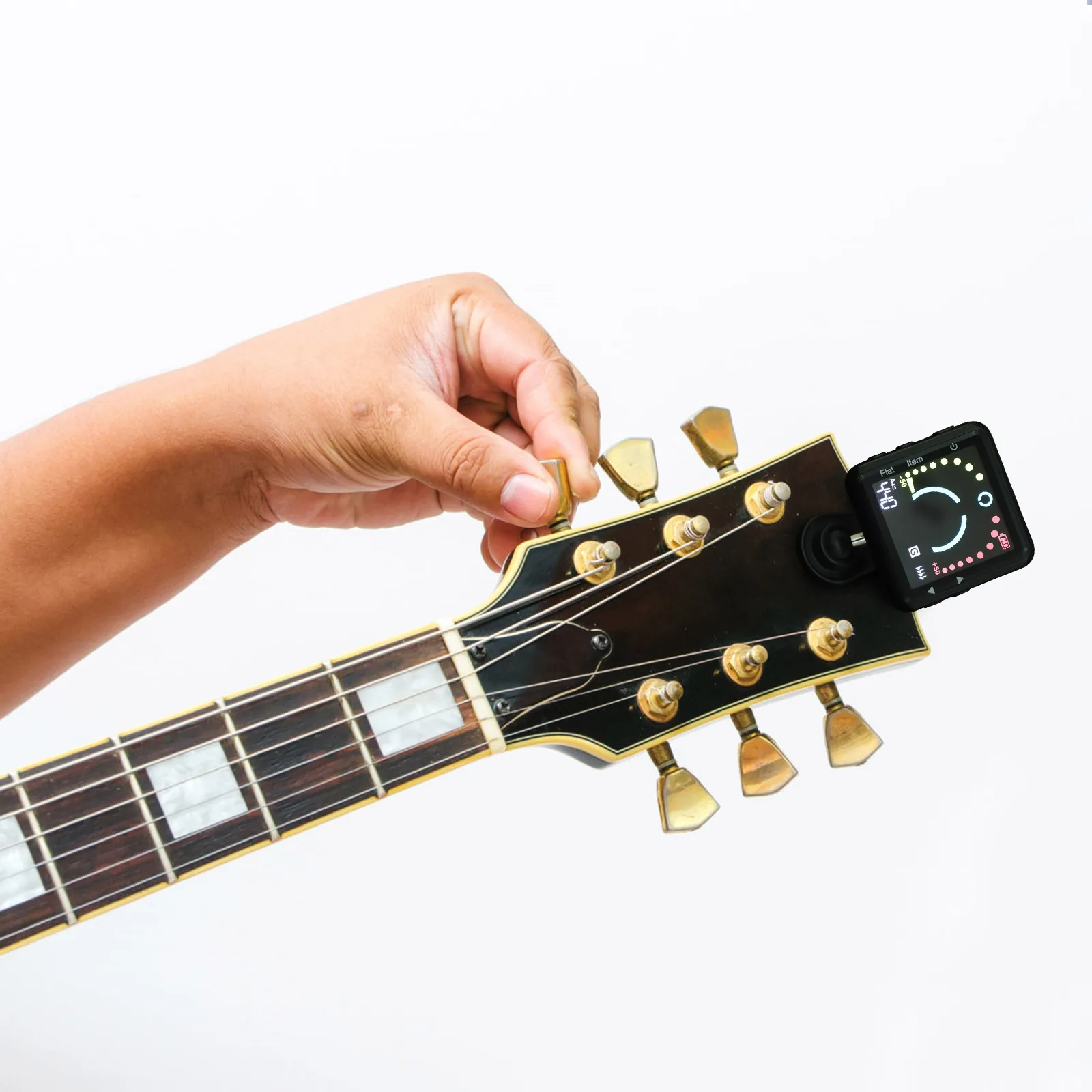 

Guitar Tuner Clip on Electronic Metronome Rechargeable for Bass Banjo Ukulele Accessories Violin Cello Precision Sound Output
