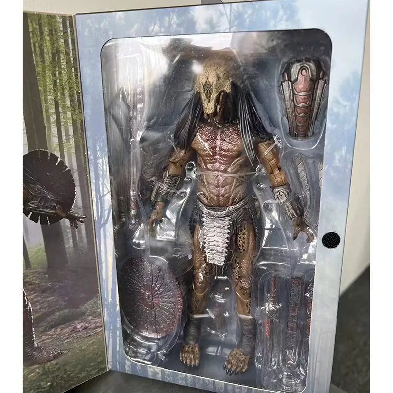 NECA Predator-figura de acción de Predator, modelo de colección móvil articulada de 7 ", juguetes de regalo de Navidad, 51725