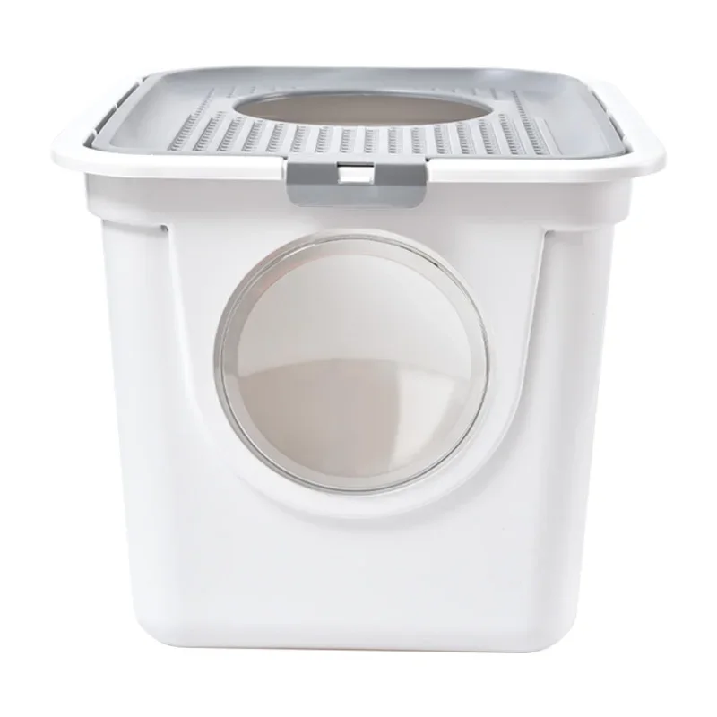 Closed Splash-proof Top in Cat Toilet Is Odor-proof Easy Clean Litter Box for Cats Sandboxes for Cat Supplies