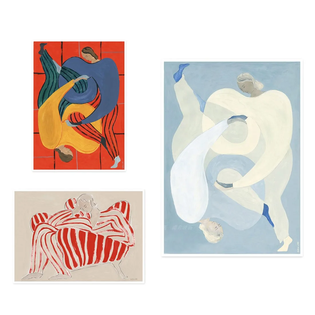 

Abstract Figure Lines Girl Curve Geometry Wall Art Nordic Posters And Prints Canvas Painting Pictures For Living Room Home Decor