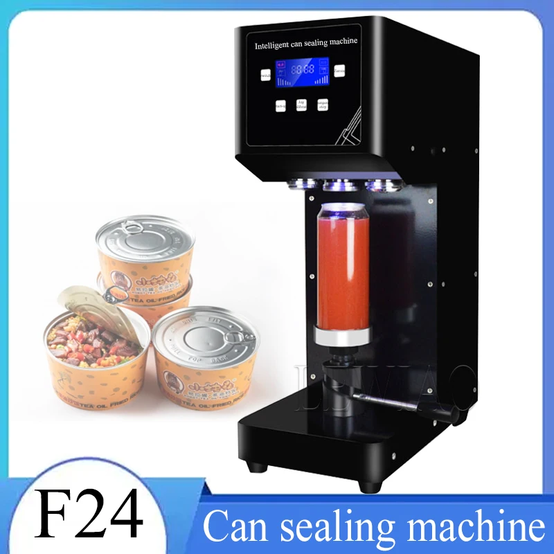 

Automatic Intelligent Can Sealing Machine Takeaway Bowl Capping Equipment Tin Jar Seamer