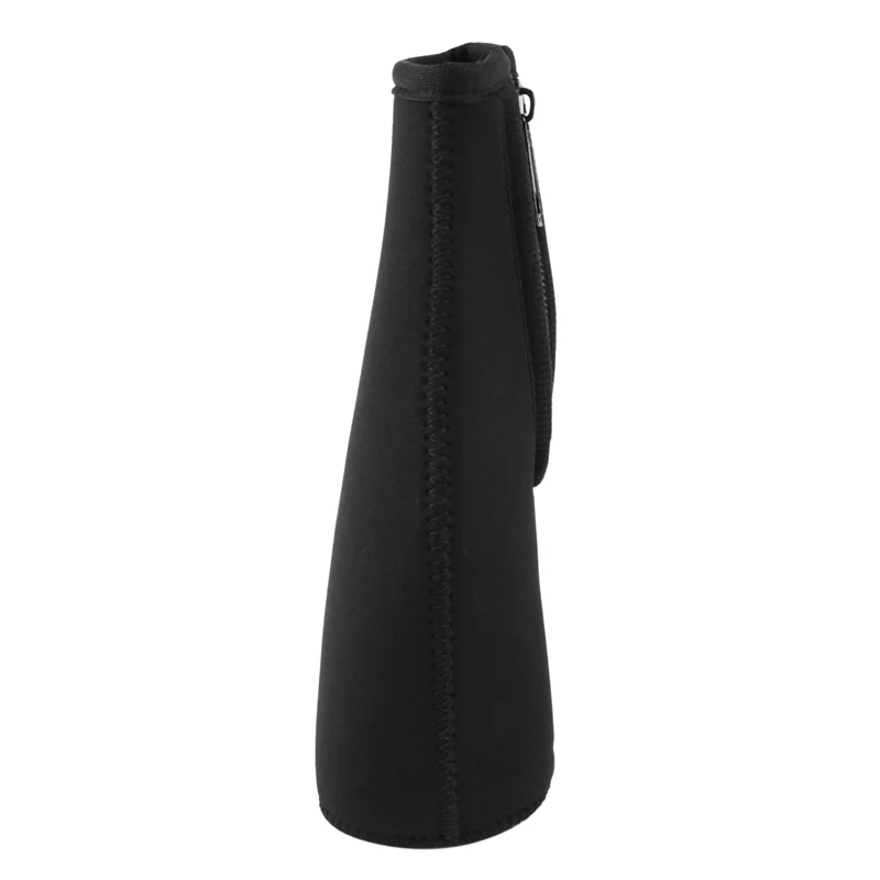 ABUN-30 Pack Beer Bottle Cooler Sleeves Keep Drink Cold Zip-Up Extra Thick Neoprene Insulated Sleeve Cover Black