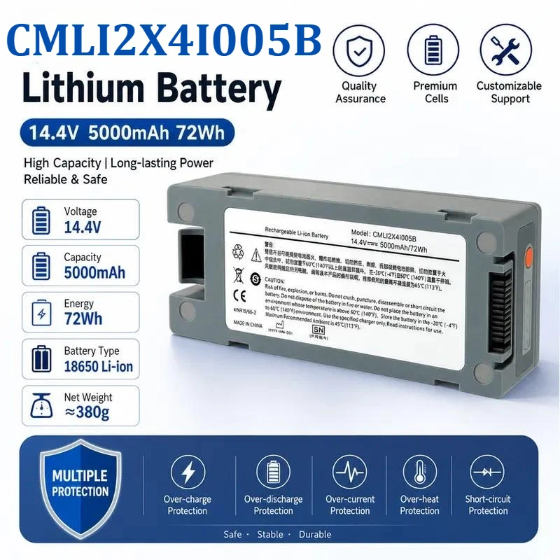 Replacement Battery for COMEN S5 CMLI2X4I005B 022-000210-00 High Capacity Rechargeable Li-ion Battery Pack