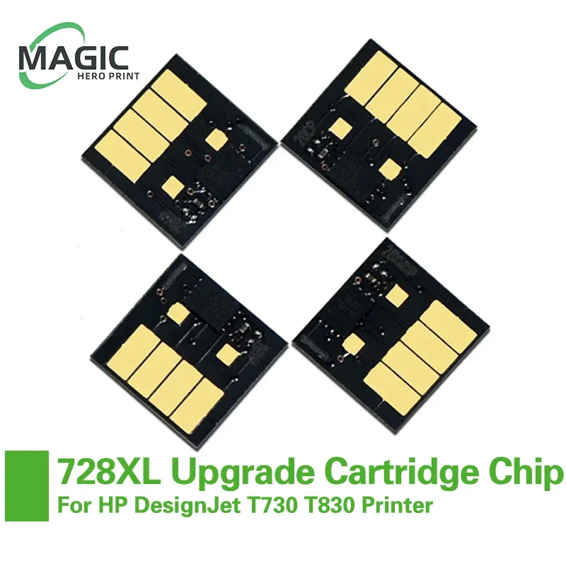 hp728 HP 728 Upgrade Cartridge Chip HP728 XL Chip F9J68A F9J67A F9J66A F9J65A F9K17A For HP DesignJet T730 T830 Printer