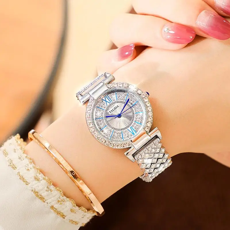 

Fashion Rose Gold Women Watches Stainless Stain Steel Ladies Watch Waterproof Quarzt Wristwatch Romatic Girlfriend Gift