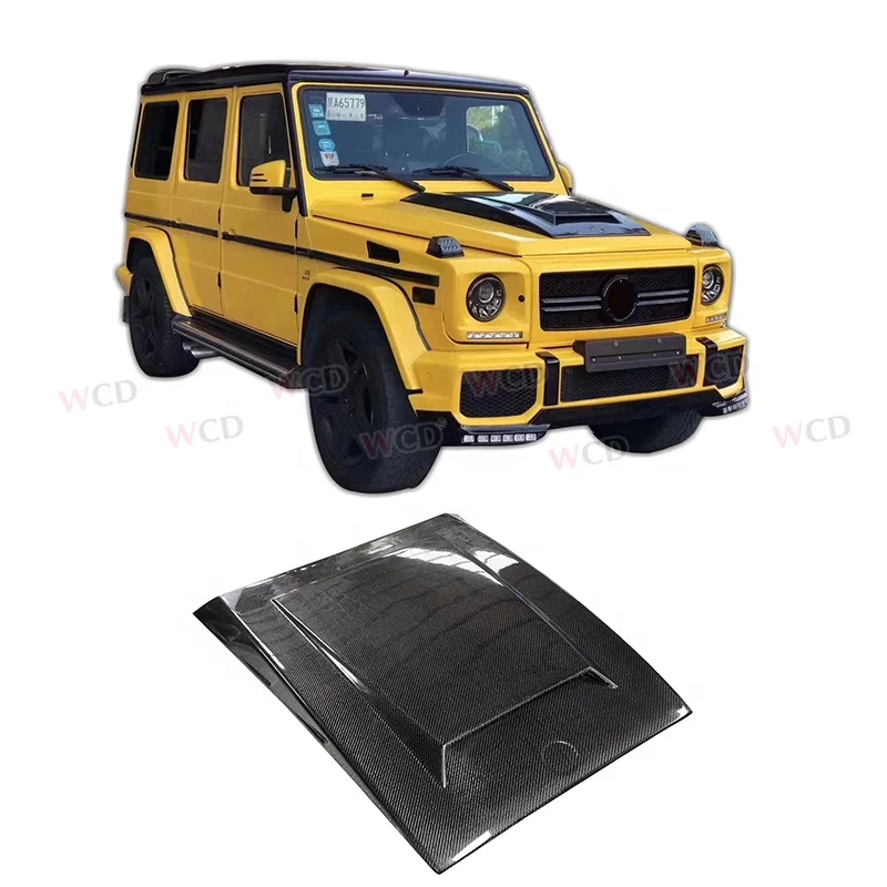 

B style Real Carbon Fiber hood scoop bonnet for Bens G class W463 g class g500 g55 g63