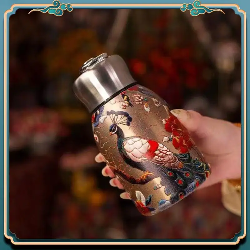 Latest Mini Fatty Thermos Cup Convenient Pull Ring Pocket Cup Simple And Stylish Cup