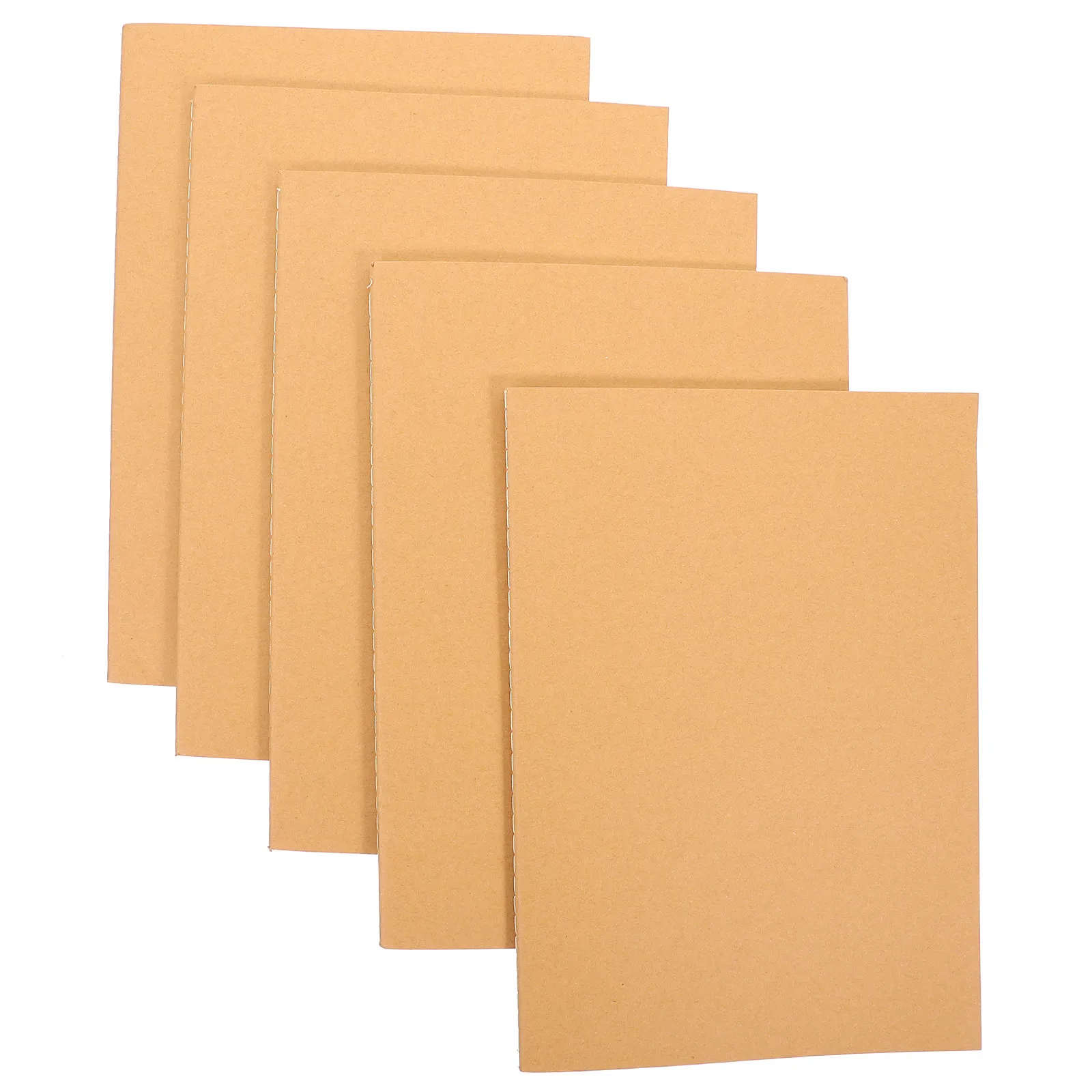 

5Pcs Stitched Binding Blank Sketchbooks for Artists Drawing Painting Charcoal Pastels Crayons Outdoor Sketching Portable Light