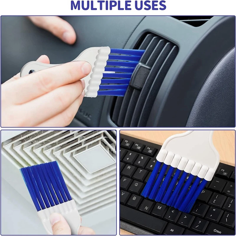 Air Conditioner Condenser Fin Comb Cleaner Kit Air Conditioner Fin Cleaner Brush Set Kit Evaporator Radiator Repair Tool