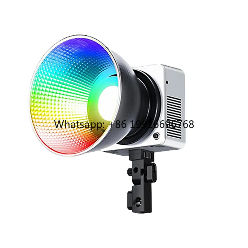For HB80C 80W USB Powered  Pocket Constant Fill Light Photography Dual-Color Temperature RGB Full-Color COB Plastic