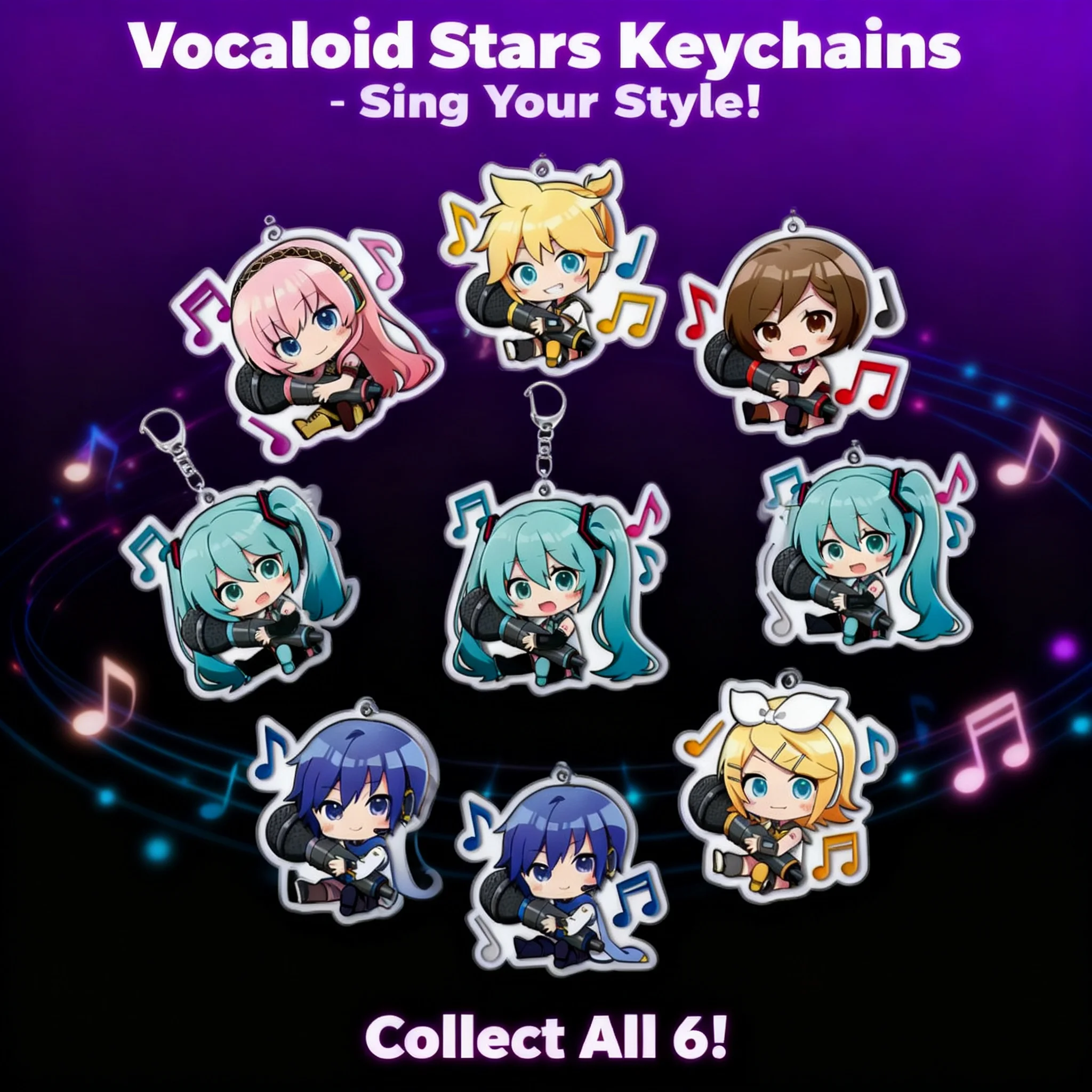 Llavero de acrílico Hatsune Miku Princesa, colgante de ídolo virtual, mercancía de anime, stock listo para envío transfronterizo, venta al por mayor, dropshipping