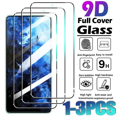 1-3 Pcs 9D Tempered Glass For OPPO Realme X2 X3 X7 Pro X50M  Screen Protector Film For Realme GT 2 3 5 240W Neo Full Cover Glass