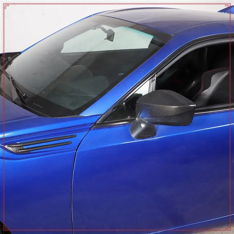 6X Auto Koolstofvezel Abs Achteruitkijkspiegel Cover Fit Voor Toyota 86/Subaru Brz 2012-2020