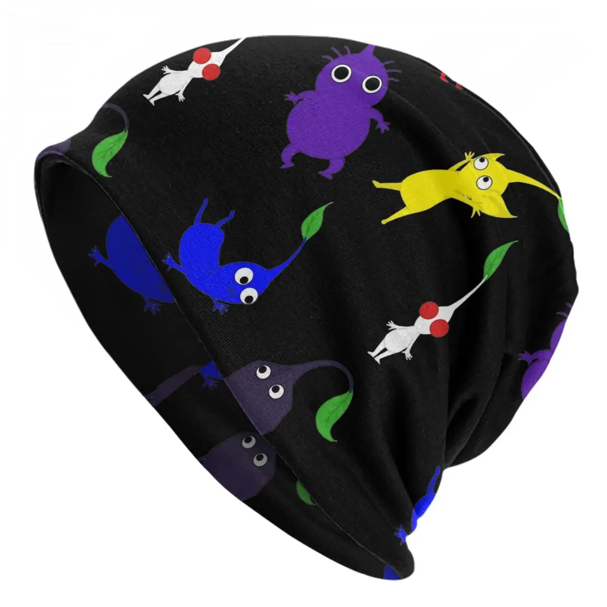 Men Women Pikmin Game Beanies Hat Accessories Fashion Cute Pikmin Head Wrap Bonnet Knit Hat